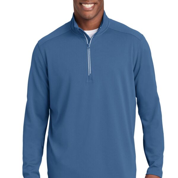 Textured 1/4 Zip Pullover Thumbnail